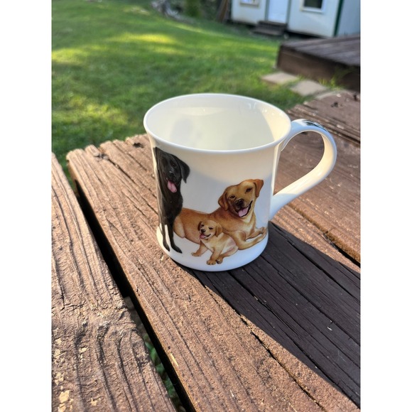Dunoon Dogs & Puppies Mug by Richard Partis – Fine Bone China, England - Picture 1 of 6